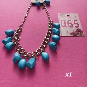 Paparazzi Turquoise Charm Necklace